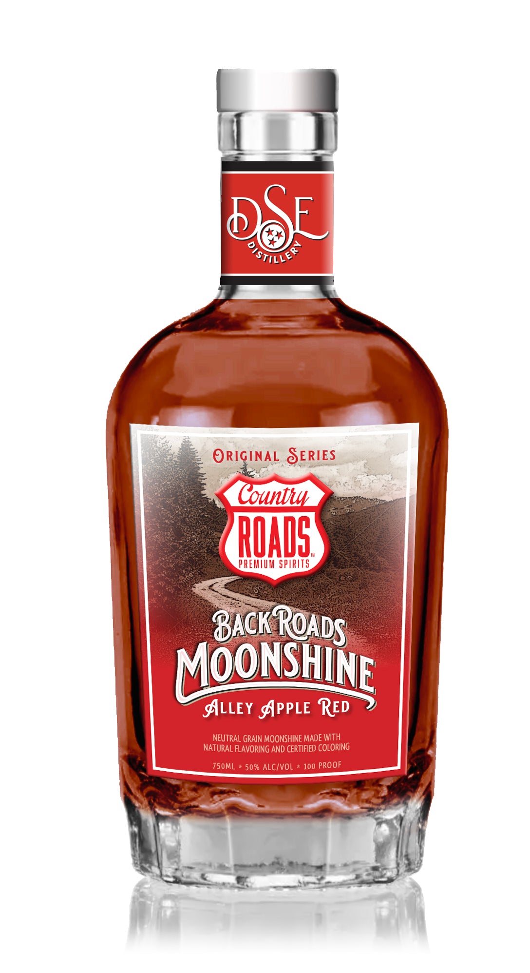 Back Roads Moonshine Alley Apple Red