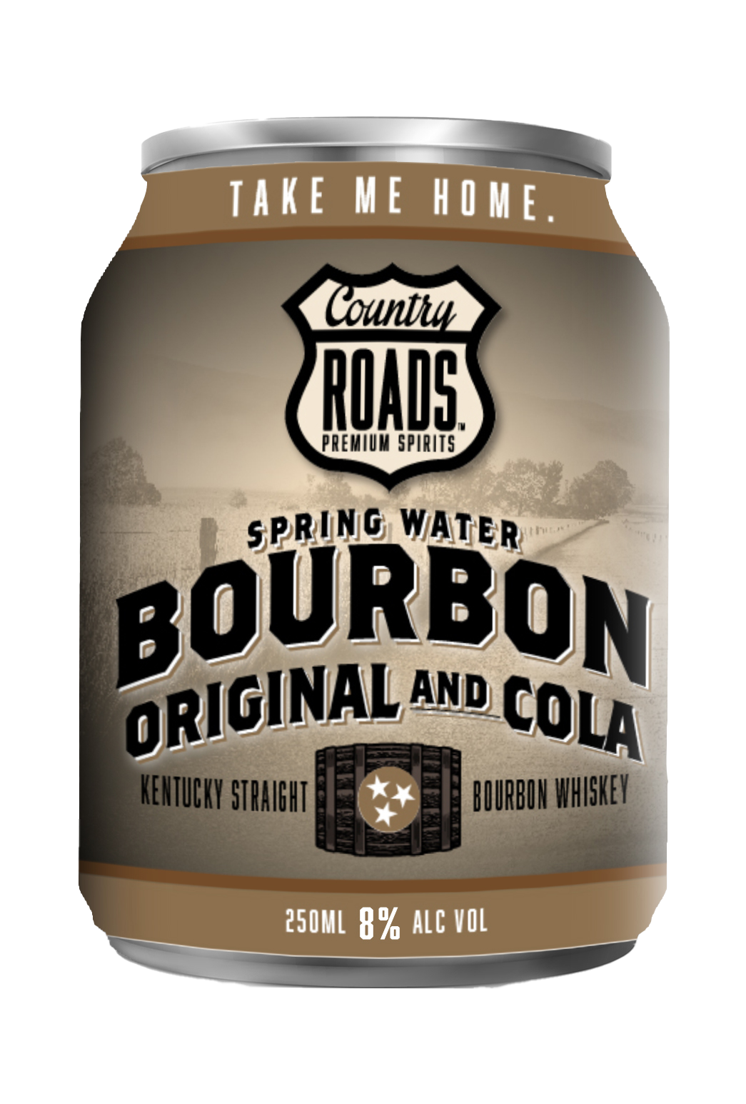 Country Roads® Spring Water - Bourbon, Original and Cola