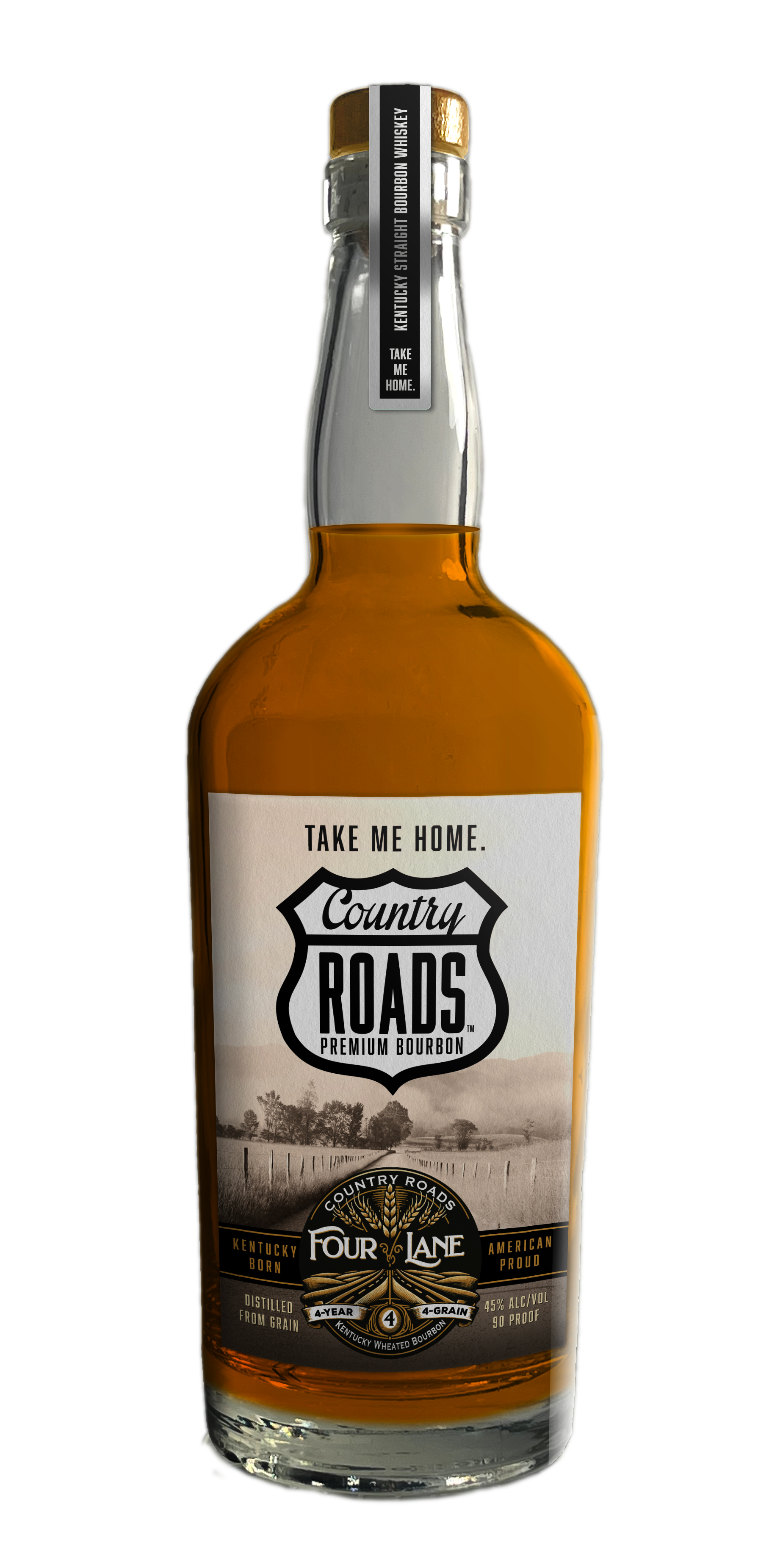 Country Roads® “Four Lane Four Grain Wheated Bourbon”