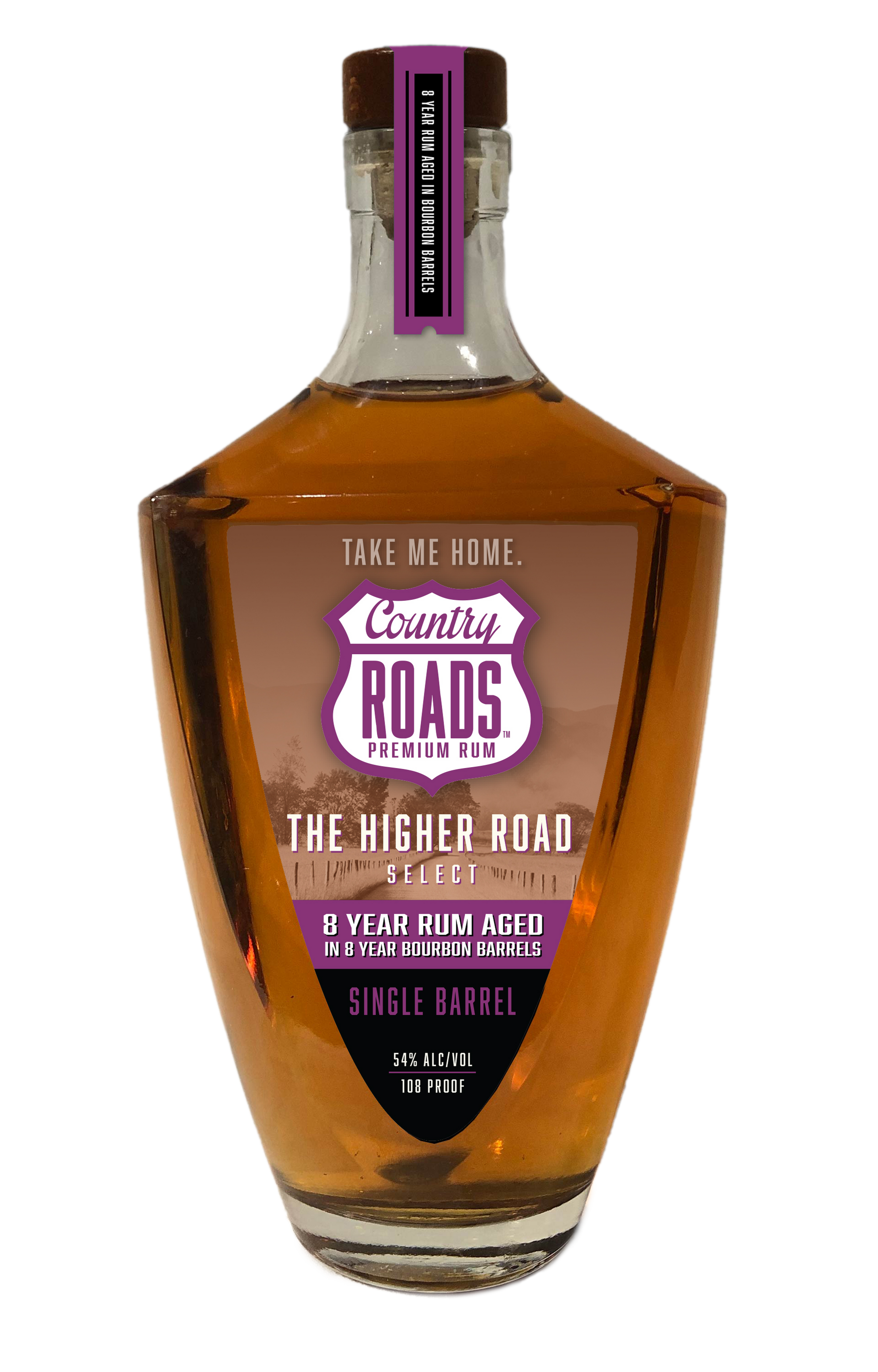 "The Higher Road" 8 Year Single Barrel Rum